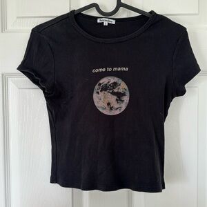 Reformation “Come to Mama” Baby Tee